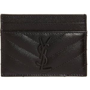 Brand New YSL Card Holder I’m So Black